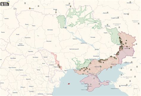 карта боевых действий украина 16 ноября 2023
